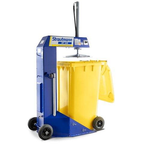 Prensa para cubos de basura MT 240